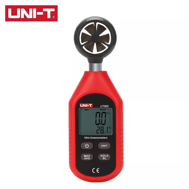 UNI-T UT361/UT362/UT363/UT363BT/UT 363 S Digital Anemometer Wind Speed Air Volume Meter Tachometer Data Storage Logger: UT363