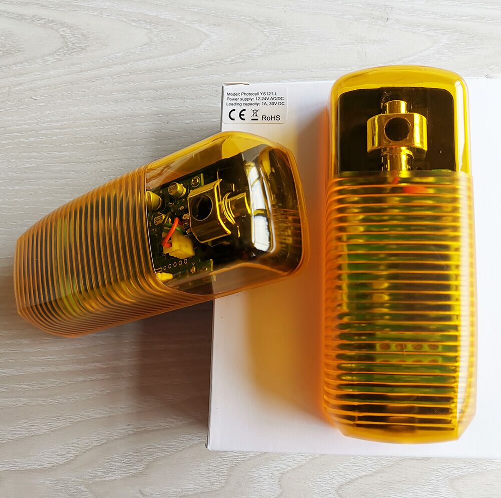 Fotocélula de haz de con lámpara de flash para puerta corrediza, abridor de puerta de garaje con sensor