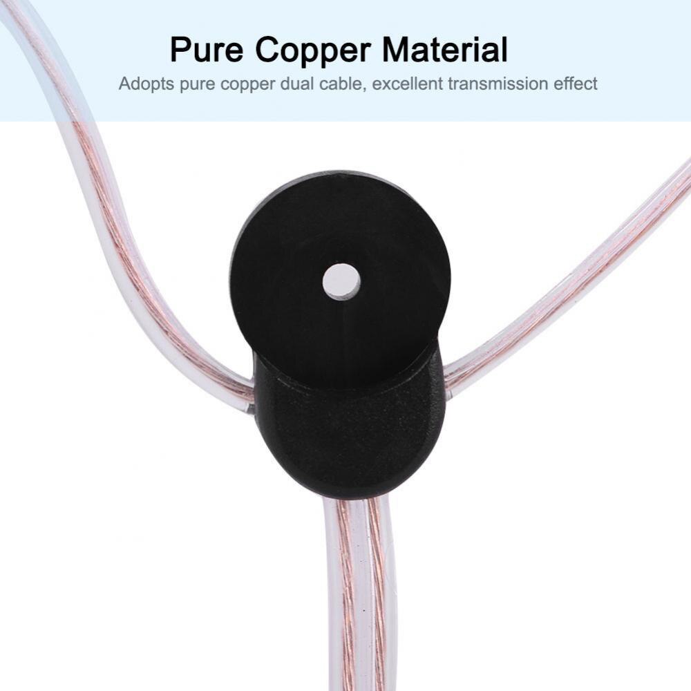 ANT-108 3.2m 75 Ohm FM Radio Aerial Cable Female Connector for Indoor Home Audio Radio Stereo Receiver