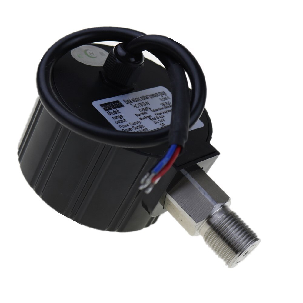 AC220V Air Compressor Pressure Switch Digital 0-1.6MPA M20 x 1.5 Pressure Gauge Relay output