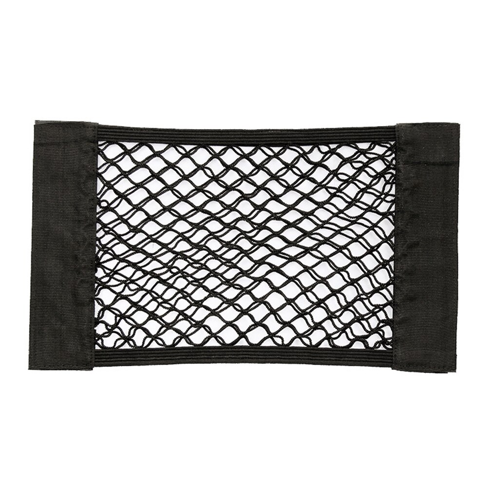 35cm 40cm 60cm 80cm auto achterbank opbergtas mesh auto organizer dubbeldekker elastisch koord net sticker zak tas