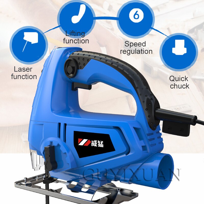 Portable Electric speed control jig saw portable woodworking saw outdoor wood cutting machine small light model making carved