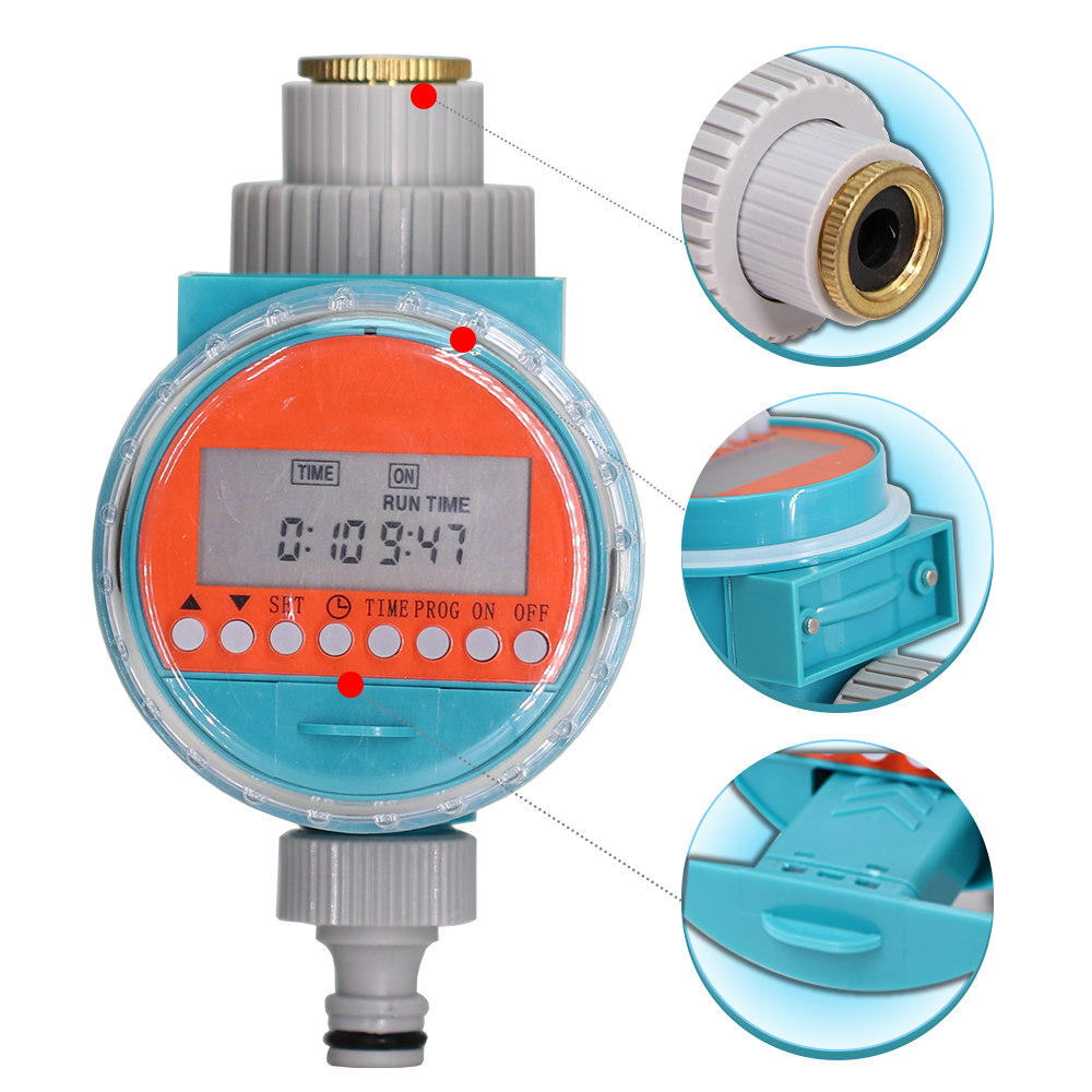 Waterproof Rain Sensor Garden Water Timer Power Saving Watering Irrigation Controller Automatic Programmable Digital Valve