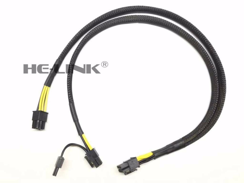 10Pin mâle à PCI-E graphique carte d'affichage vidéo 8Pin + 6Pin mâle câble d'alimentation pour HP Server DL580/DL585/DL980 G7