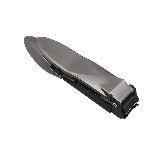 1pc Nail Clipper Nail Cutting Machine Trimmer Toenail Clippers Toe Nail Clipper Tool For Thick Nails: Grey-M