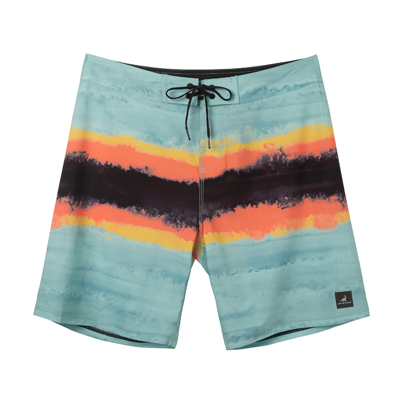 Surfcuz-pantalones cortos de surf para hombre, ropa de playa elástica, de secado rápido, rendimiento de 4 vías, para verano, 2022: SCBSZKM398 / 36