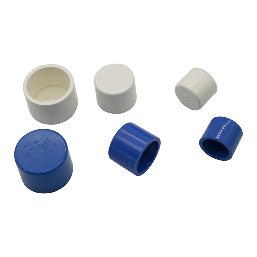 Sisähalkaisija 20mm 25mm 32mm pvc päätyliittimet vesiputki putken päätykansi puutarhakastelu maatilan adapteri tarvikkeet 3 kpl
