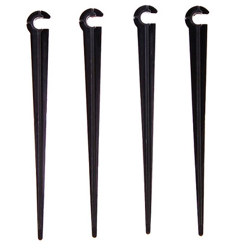 500 Pcs Hose Holder Plastic Bracket 11cm Used for Fixing the 4 / 7mm Drip Irrigation Tubing Pipe: Default Title