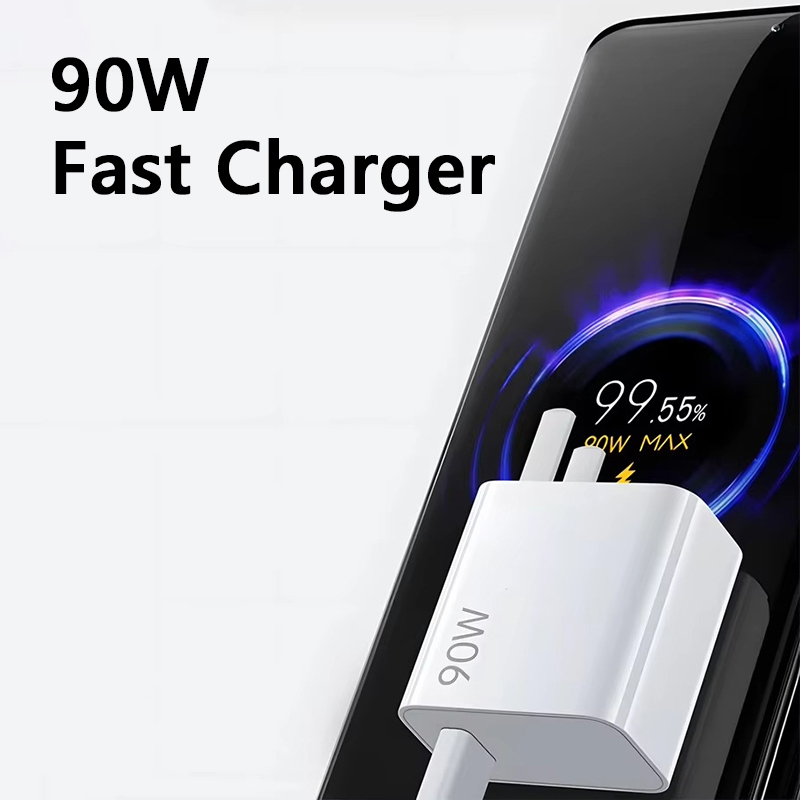 Xiaomi Originele 90W Oplader Snel Opladen Quick USB Type-C Oplaadkabel EU Charge Adapter Voor Xiaomi 15 14 Ultra Redmi Note 13