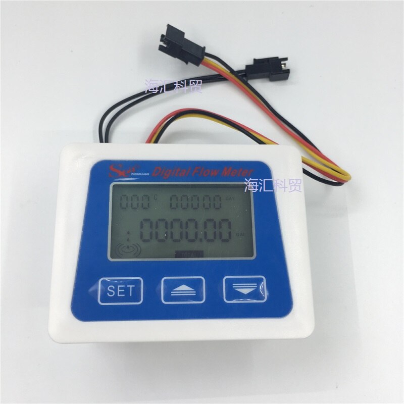 Wasser fließen Meter Digital Anzeige fließen Meter Intelligente Elektronische Wasser Meter Durchflusszähler Fluss Anzeige Instrument