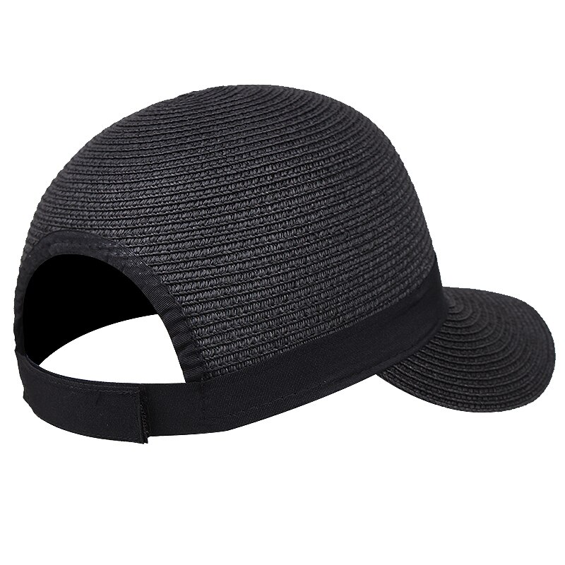 Sombrero de playa sencillo para mujer, sombrero de paja panamá, sombrero de paja con lazo, sombrero con forma de cubo para mujer