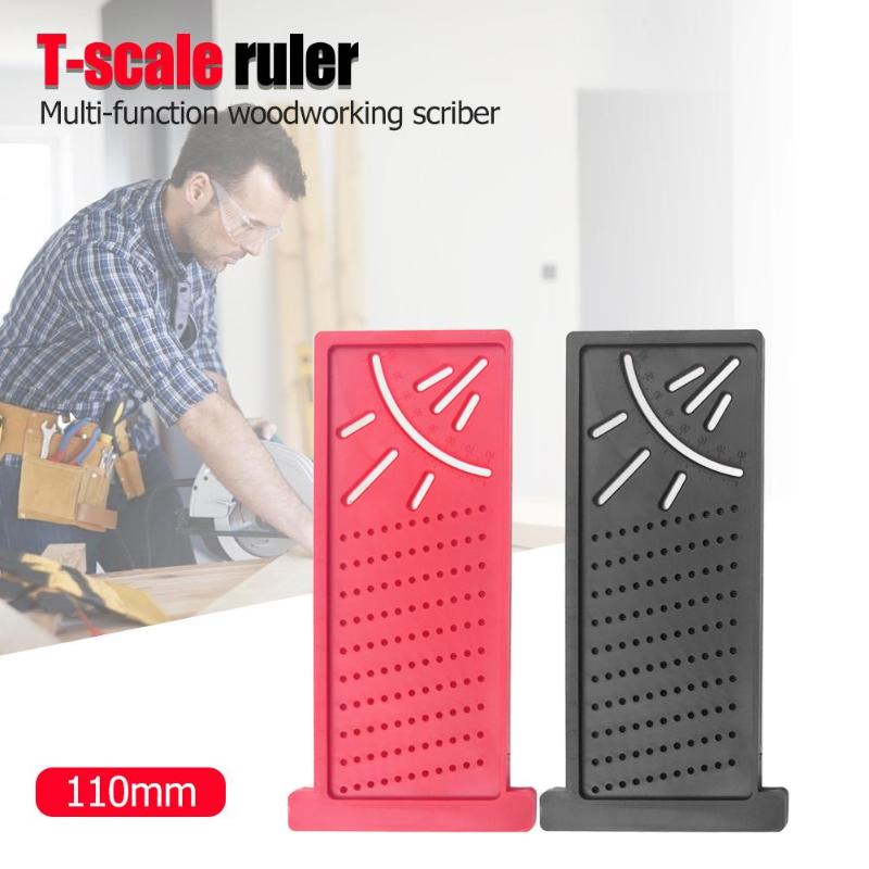 Carpenter Woodworking Scriber Woodwork Ruler Mark Line Wood Gauge Measuring Tool