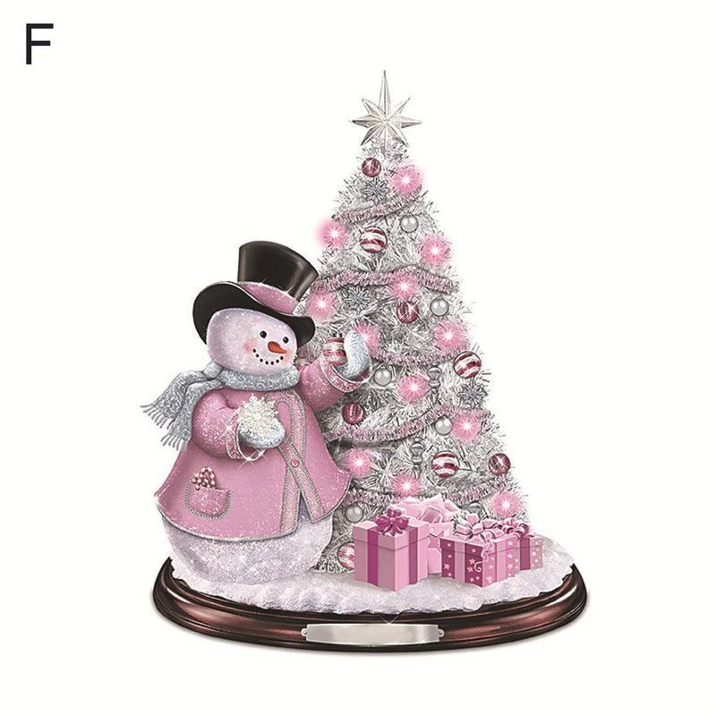 Décorations De Train De Sculpture rotative d'arbre De noël coller des autocollants Adesivos décorations De noël pour la fenêtre De pâte De maison N6D4: F