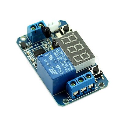 Programmable Timer Relay 12V LED Digital Display Module + IR Remote Controller