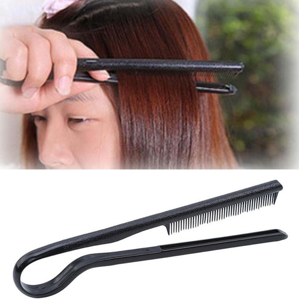 Peine de peluquería plegable para mujer y niña, alisado y utensilio de corte de pelo, herramienta suave de sujeción, pinzas para Estilismo