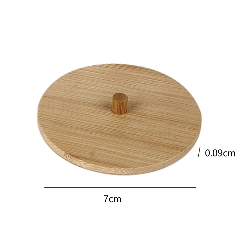 Make Wattenschijfje Organizer Badkamer Opbergdoos Voor Wattenstaafjes Cosmetica Sieraden Make Remover Pad Container Met Bamboe: one