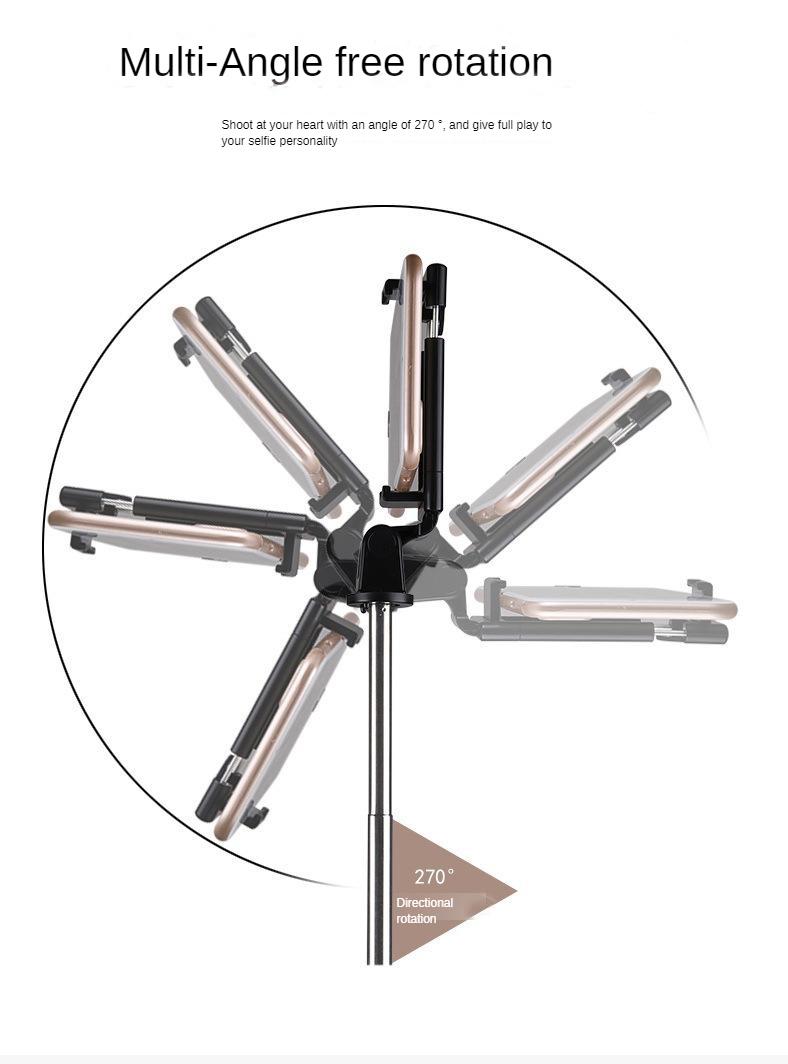 Bluetooth Selfie Stick Control remoto trípode teléfono foto en vivo Holder trípode Cámara temporizador artefacto Rod