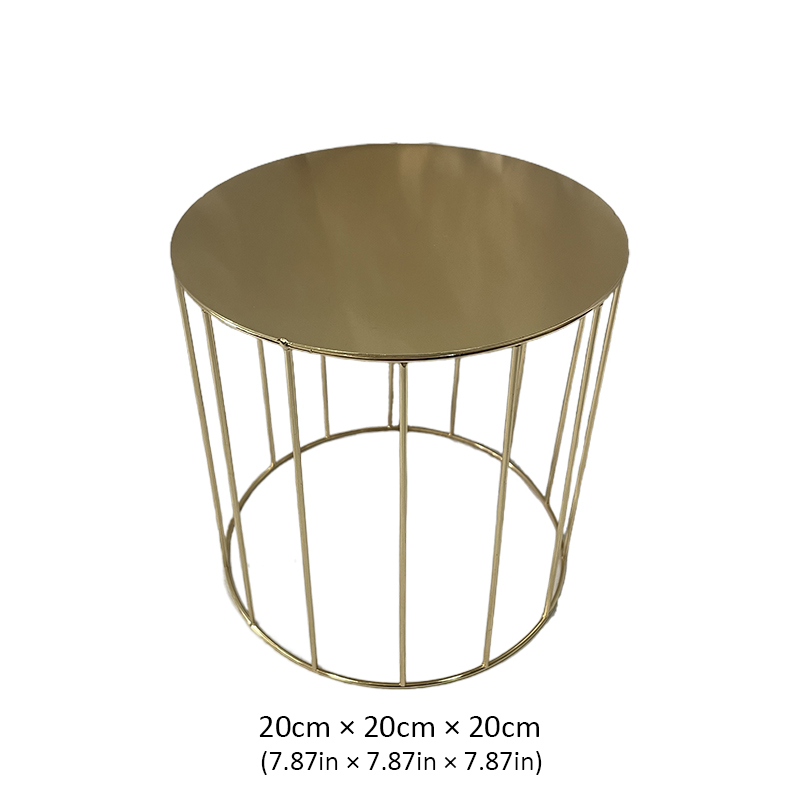 Metal Wedding Birthday Tier Cake Stand Floating Cake Separator Small Cute Party Cake Display Stand: Gold
