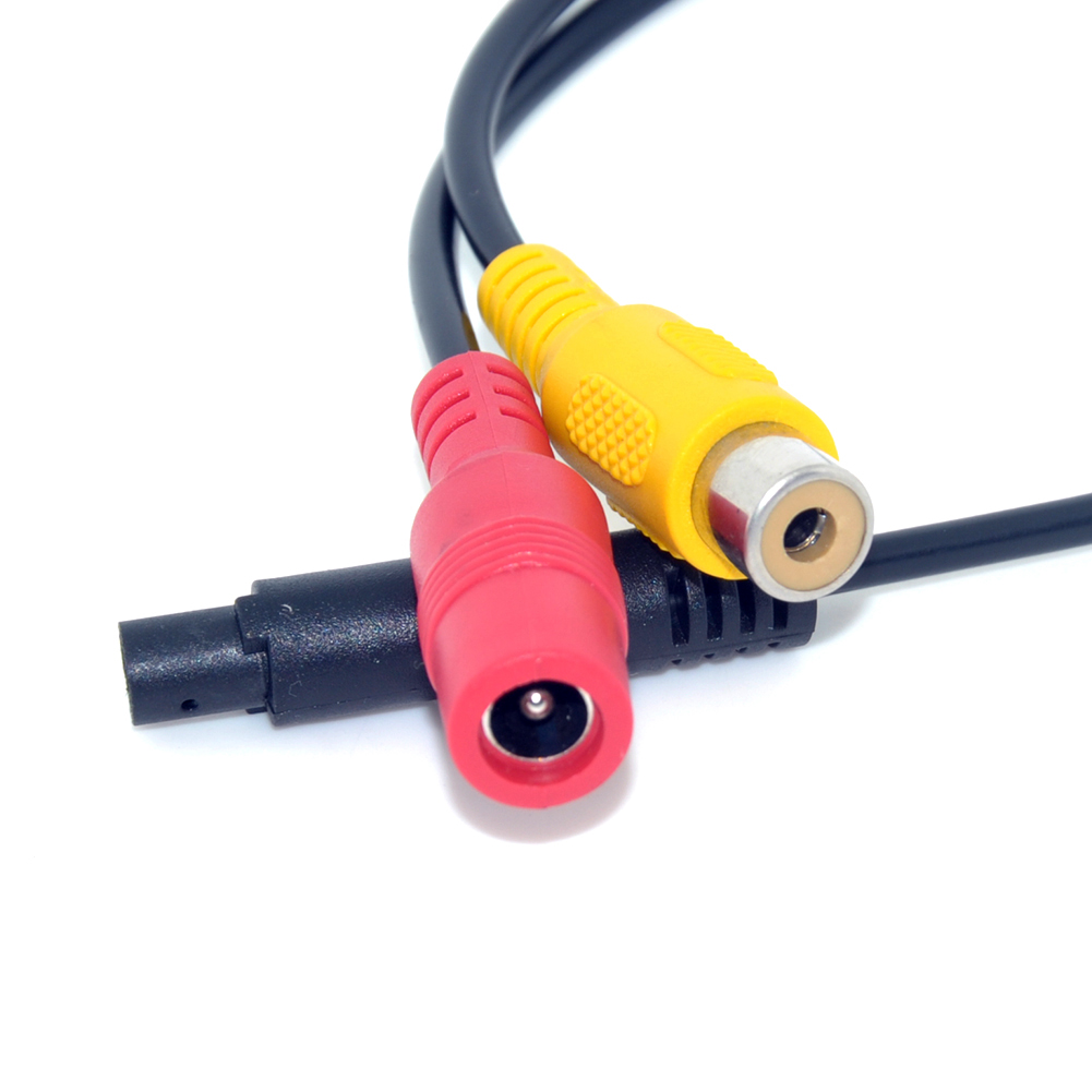 Auto Video Kabel RCA-4PIN Voor Parkeerplaats Achteruitkijk Achteruitrijcamera Connect Car Monitor DVD Trigger Kabel