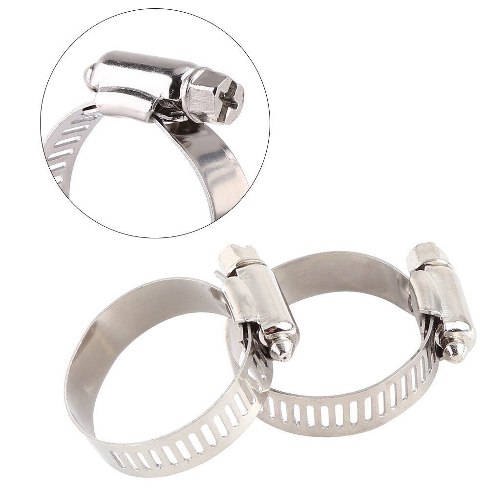 Stainless Steel Drive Hose Clamp Tri Clamp Adjustable Screw Band Fuel Line Pipe Gear Clip Clamp Tube Fasterner Spring Clip