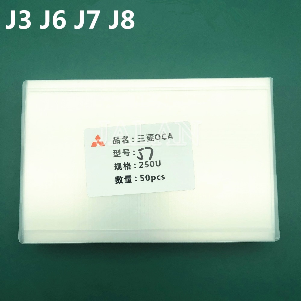 Filme de cola de 250um oca para samsung j1/j3/j4 plus/j6/j6 plus/j8 celular lcd reparação oca adesivo claro óptico