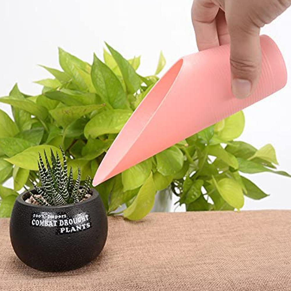 1PCS Mini Fleshy Plant Soil Spade Shovel Garden Tool Plastic Enduring Bucket Shovel Potted Cultivation Cylinder Shovel Soil Cup