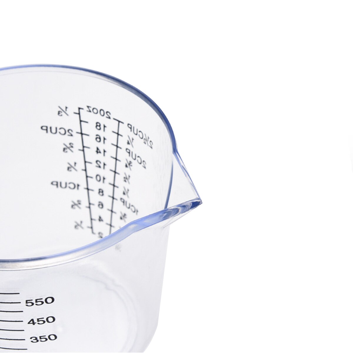 150ml/300ml/600ml Transparent plastic measuring cup Clear Jugs with handle Kitchen Baking tools