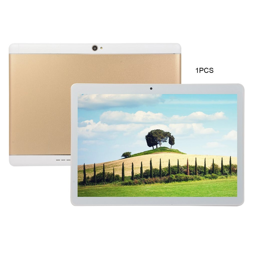 10.1 Inch tablet PC Large Screen tablet android 8.10 8GB RAM 64GB ROM WiFi GPS 10.1 IPS 2560*1600: gold / UK