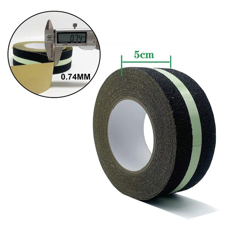 Nastro adesivo luminoso fluorescente notturno bagliore nel buio nastro adesivo sicurezza sicurezza decorazione domestica nastro di avvertimento