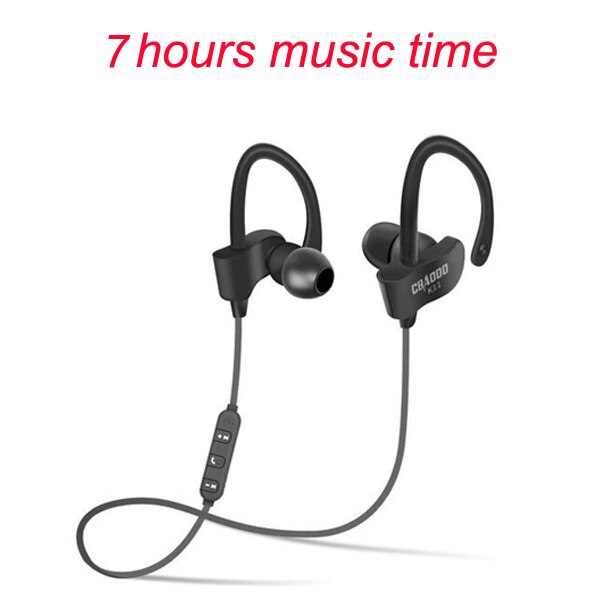 CBAOOO Wireless Bluetooth Earphone headphones Ear-hook waterproof headsets Blutooth Sports earphones with mic Earbuds for phone: K11 7 hours