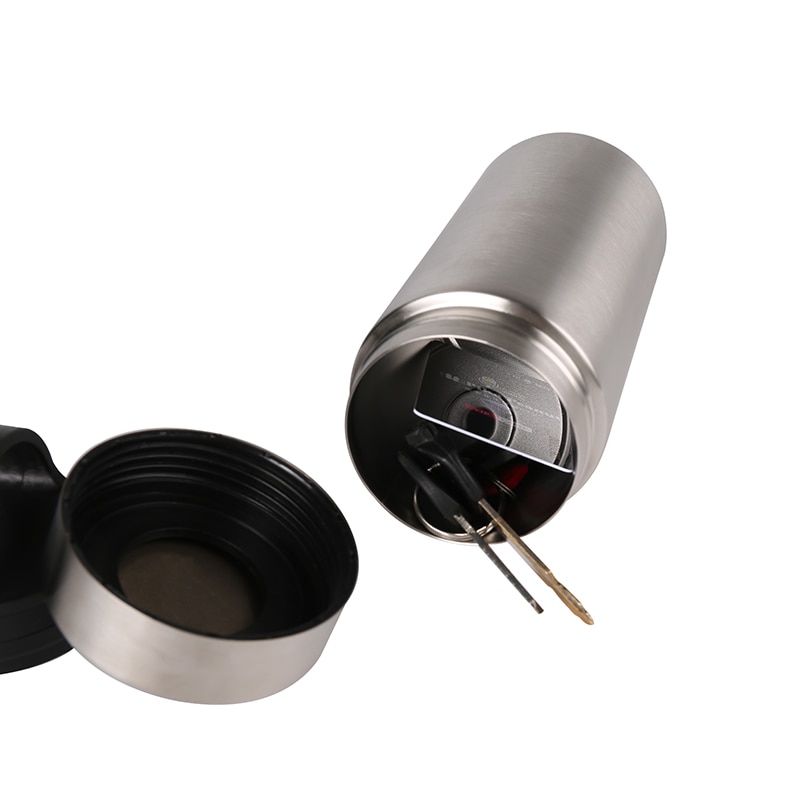 Stainless Steel Hidden Tumbler Water Bottle Stash Box Diversion Safe With Huge Storage