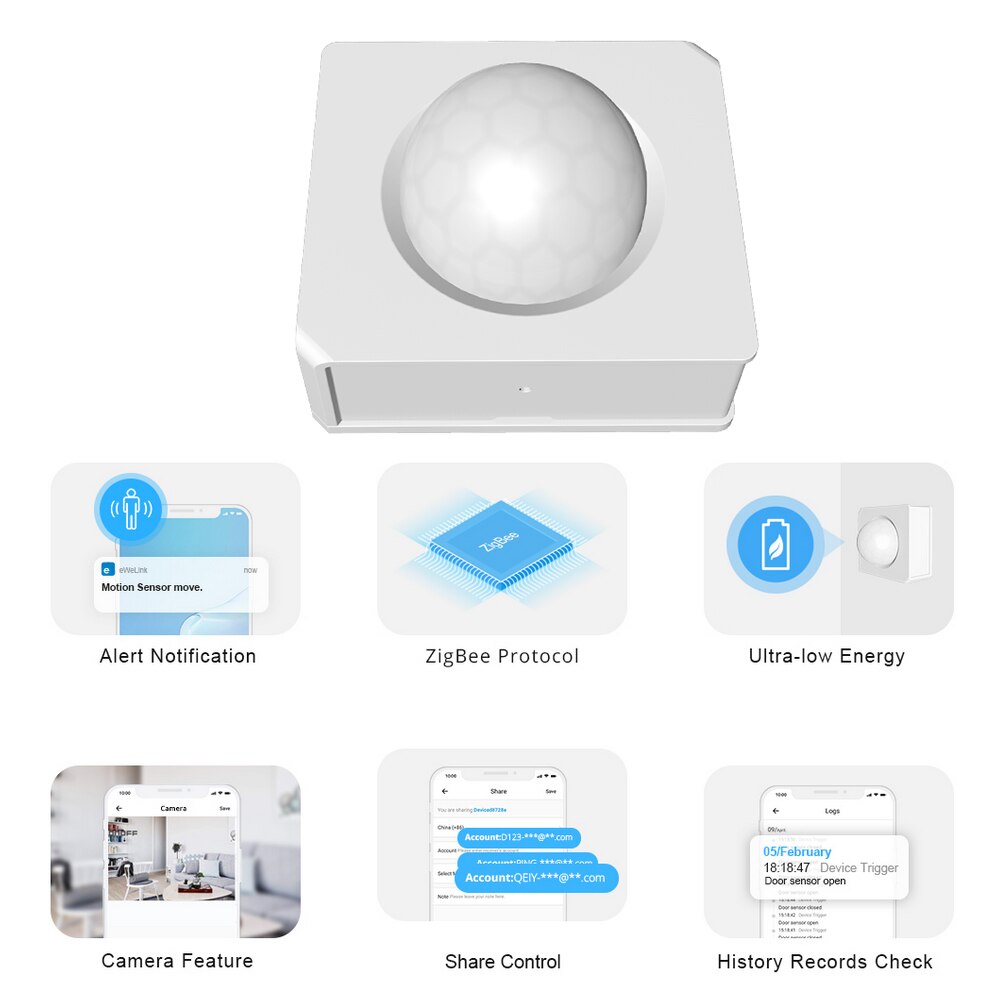 SONOFF Zigbee Bridge SNZB-01/02/03 Wireless Smart Switch Temperature Humidity Sensor Motion Sensor Wireless Door Window Sensor