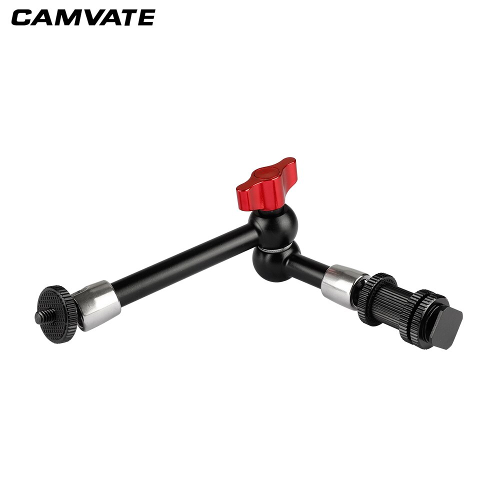 Bras magique articulé polyvalent camvate 9 " et support de chaussure (bouton rouge ) c2108