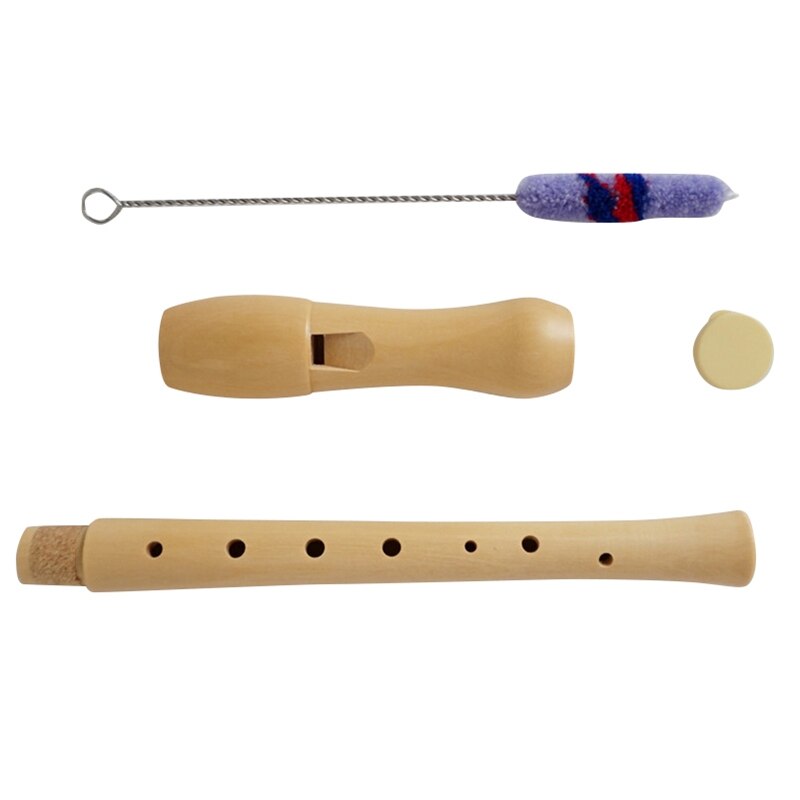 Grabadora de madera Soprano barroco 8 agujeros C llave clarinete flauta Vertical Dizi instrumentos musicales de madera