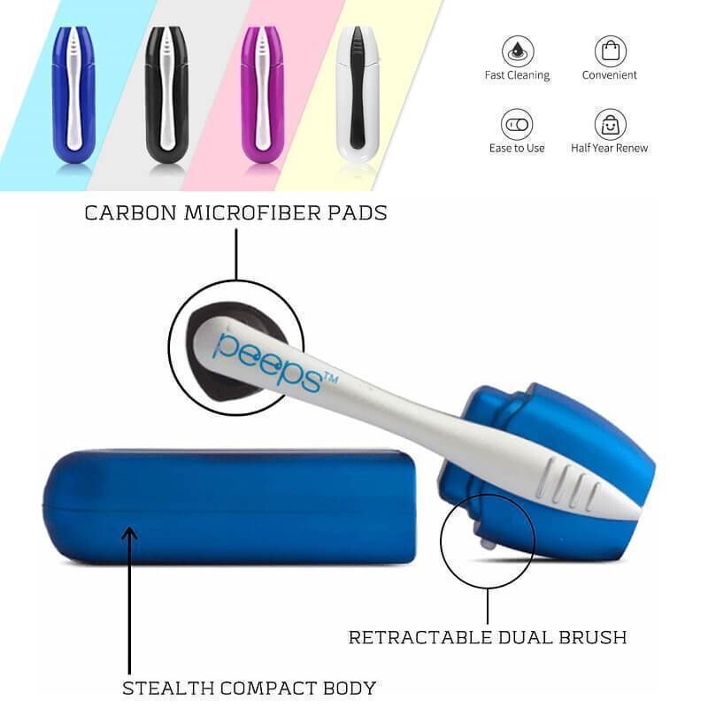 Mini Lenzenvloeistof Cleaning Kit Bril Schoner Sunglass Eyewear Schoon Borstel Onderhoud Vision Care Professionele Schone Glazen Tool