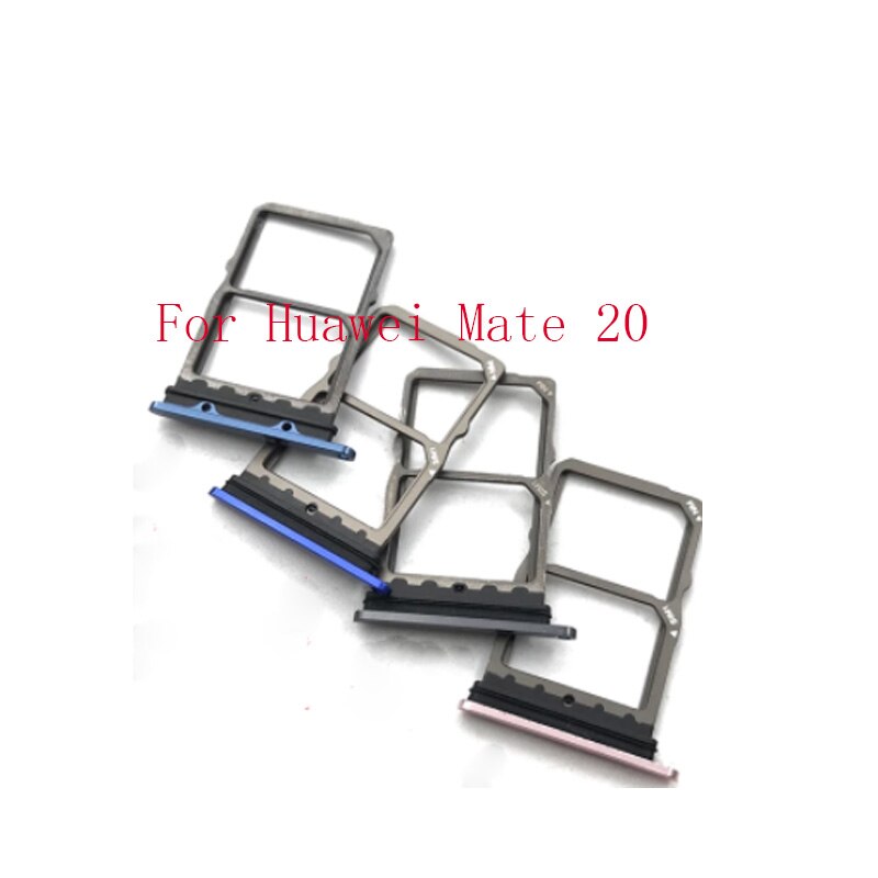 Sim Card Tray Slot Houder Sim Lade Houder Adapter Socket Reparatie Onderdelen Vervanging Voor Huawei Mate 20