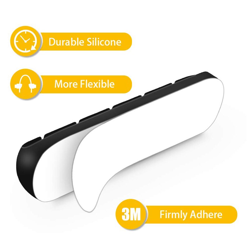 Organizador de cables para auriculares, soporte de cargador de silicona para almacenamiento de cables, Clips, bobinador de cables, novedad