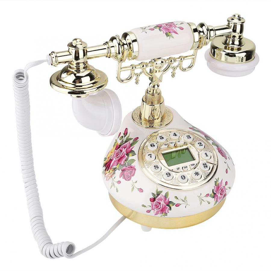 MS-9101 Retro Vintage Telephone Imitation Antique Telephone for Home Office Landline Equipment