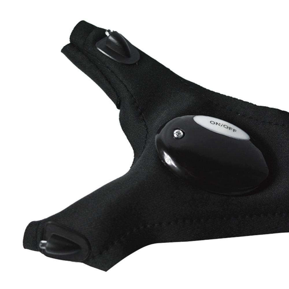 Led-handschoenen met waterdichte lampjes