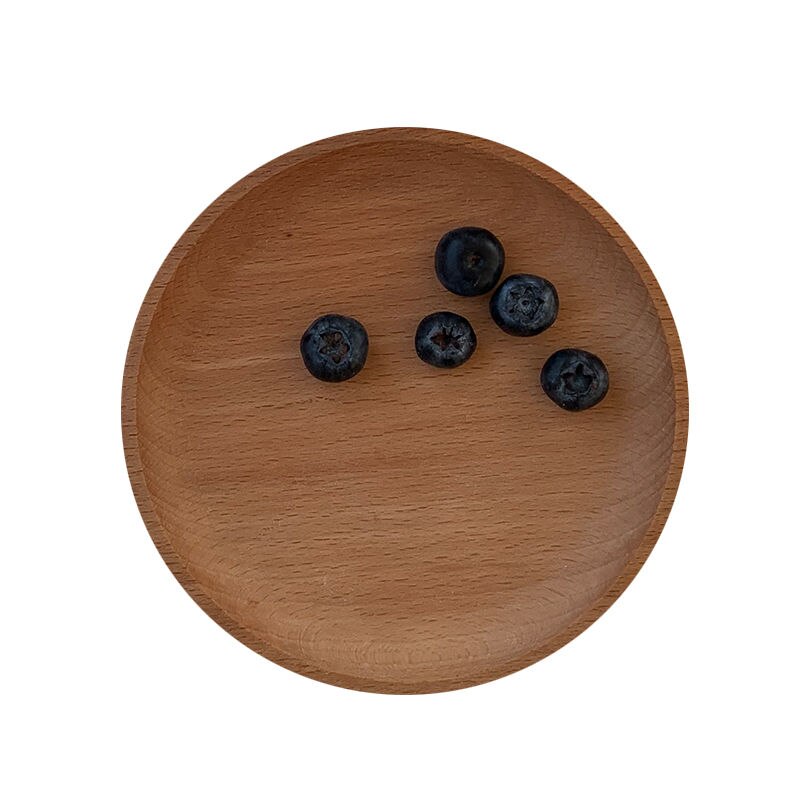 Wooden Bamboo Serving Tray Tea Cup Saucer Trays Fruit Plate Storage Pallet Plate Decoration Food Rectangular Plate Holder Mat