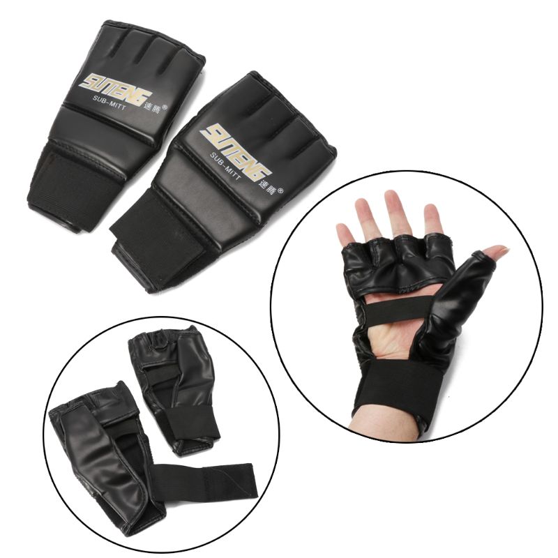 Gants boxe Gym Cool MMA Muay thailandaise entrenamiento saco de boxeo demi-mitaines