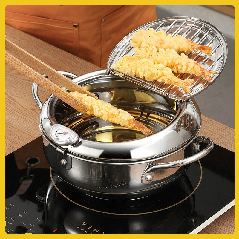 Køkken frituregryde termometre tempura frituregryde temperaturregulering stegte kyllingekande madlavningsværktøjer