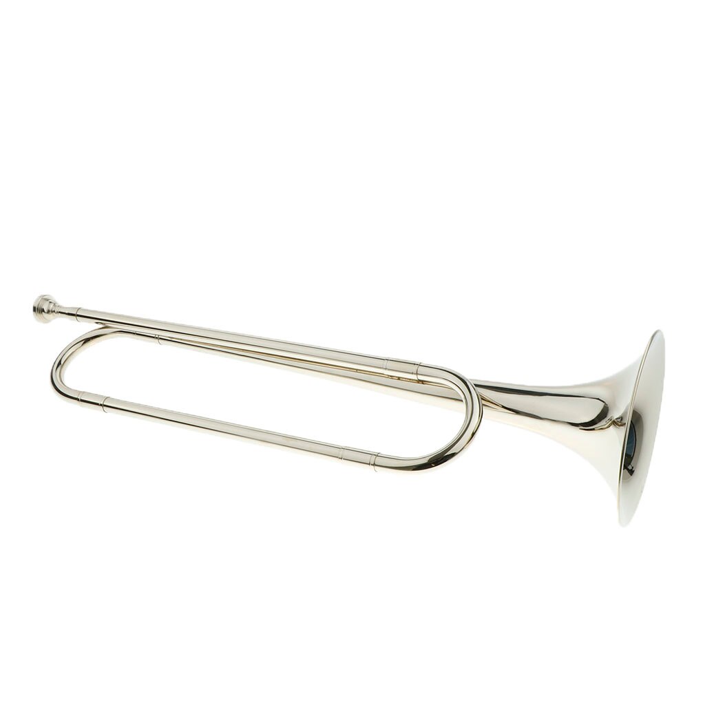 Bb Key Bugle Cavalry Trumpet for Orchestra Children Students Beginners