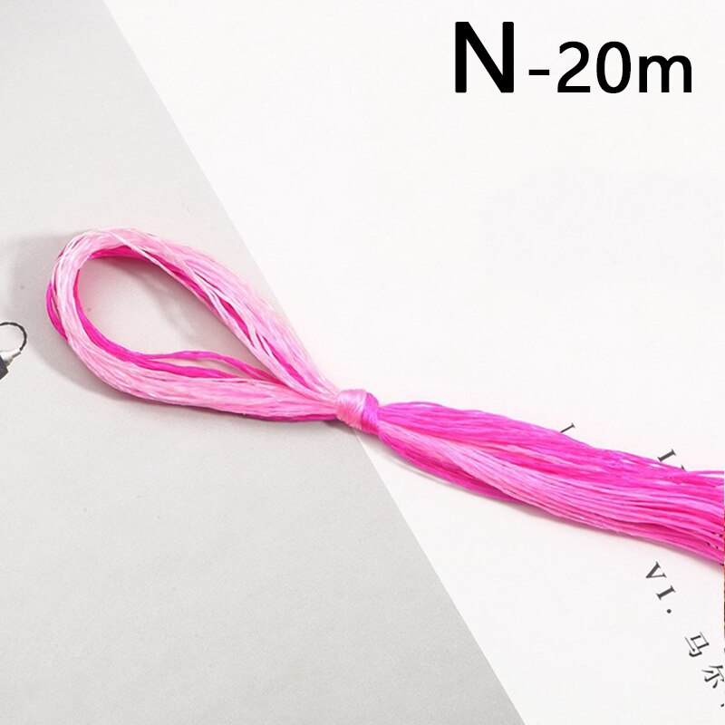 20M Polyester Embroidery Thread Gradient Cross Stitch Floss Threads Cotton Sewing Skeins Skein Kit DIY Sewing Tool Crafts: N