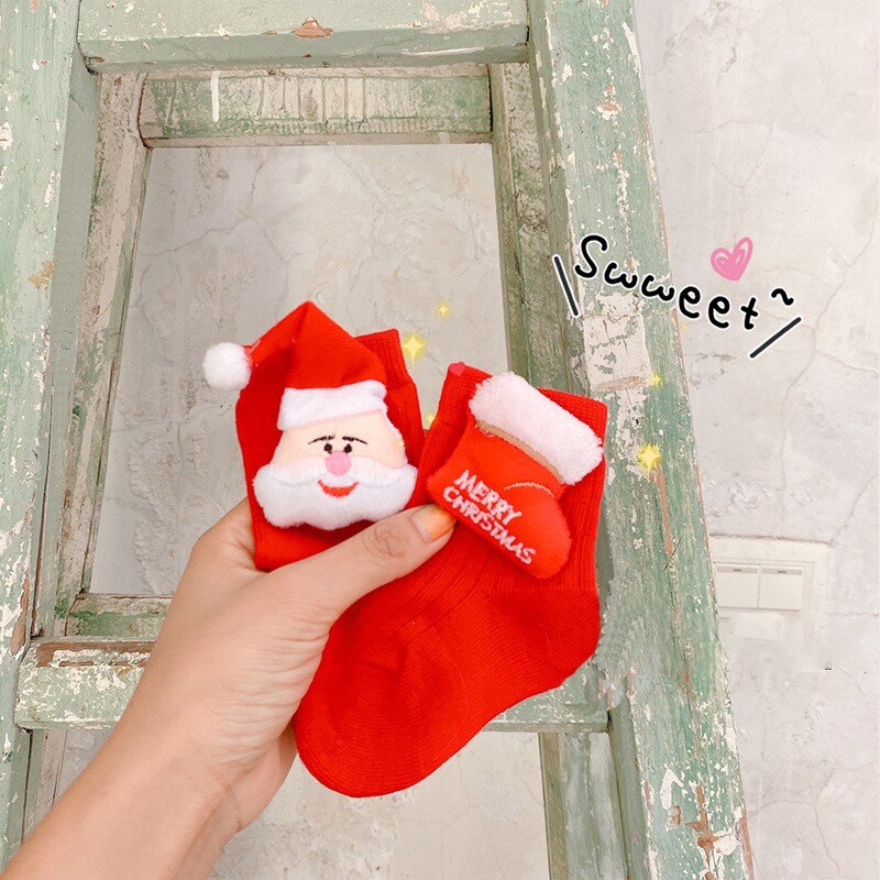 Christmas Newborn Baby Boys Girls Cute Christmas Three-dimensional Hat Decoration Casual Soft Comfortable Cot