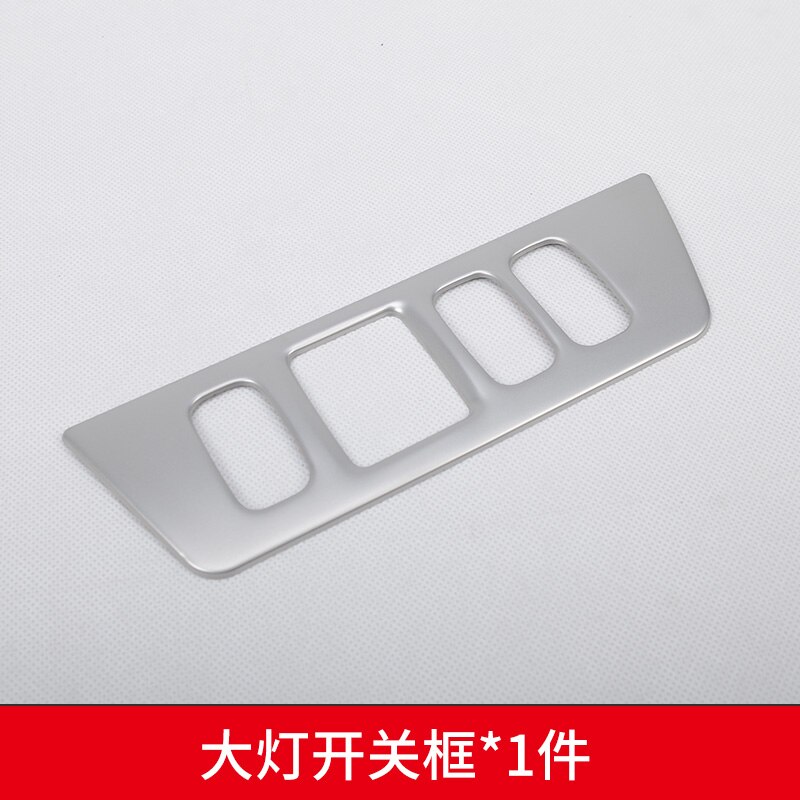 FOR Mitsubishi PAJERO V93 V97 Stainless steel full car interior decoration sequins Car-styling: Gray