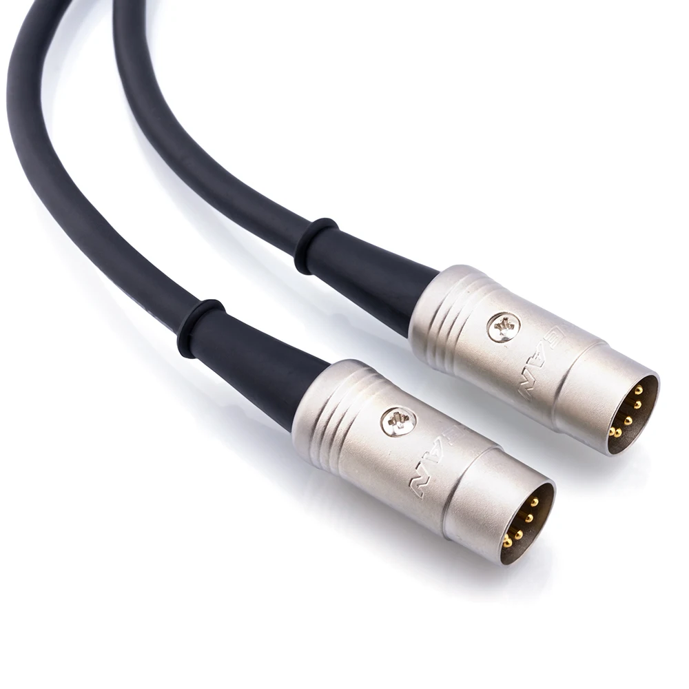 HIFI Monster Midi Audio Cable Extension Cable 5 Pin Male To 5 Pin Male Electric Piano Keyboard Instrument PC Cable Rean Pulg