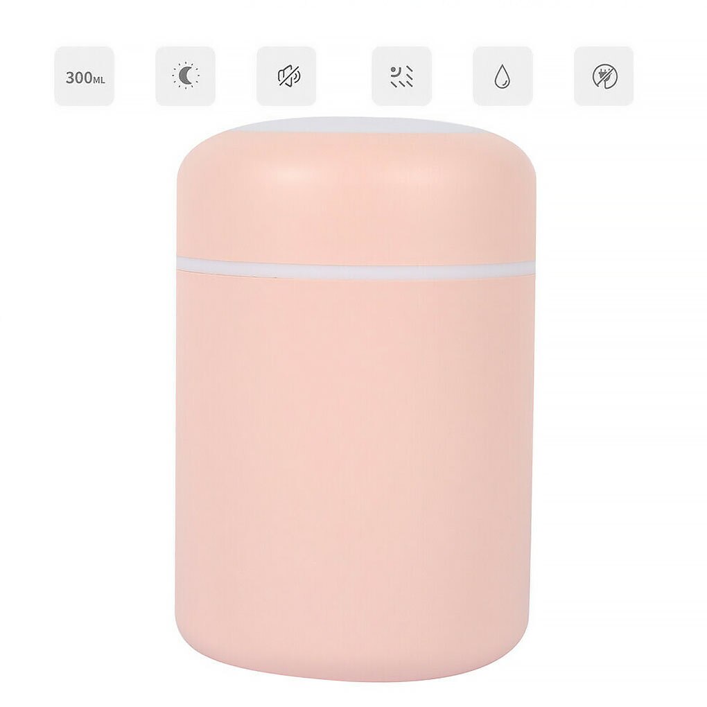 Portable 300ml Humidifier USB Ultrasonic Dazzle Cup Aroma Diffuser Cool Mist Maker Air Humidifier Purifier with Romantic Light
