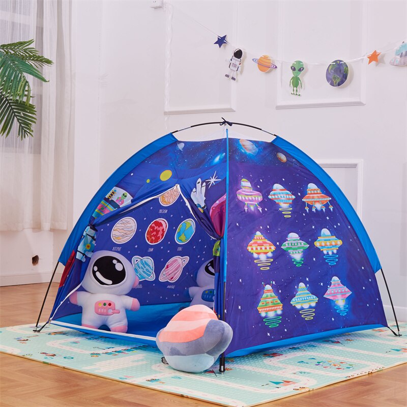 Acht Planeten Kinderen Spelen Tent Alien Ufo Speelhuis Kasteel Portable Opvouwbaar Opvouwbare Tent Meisjes Jongen Kamer Decoratie