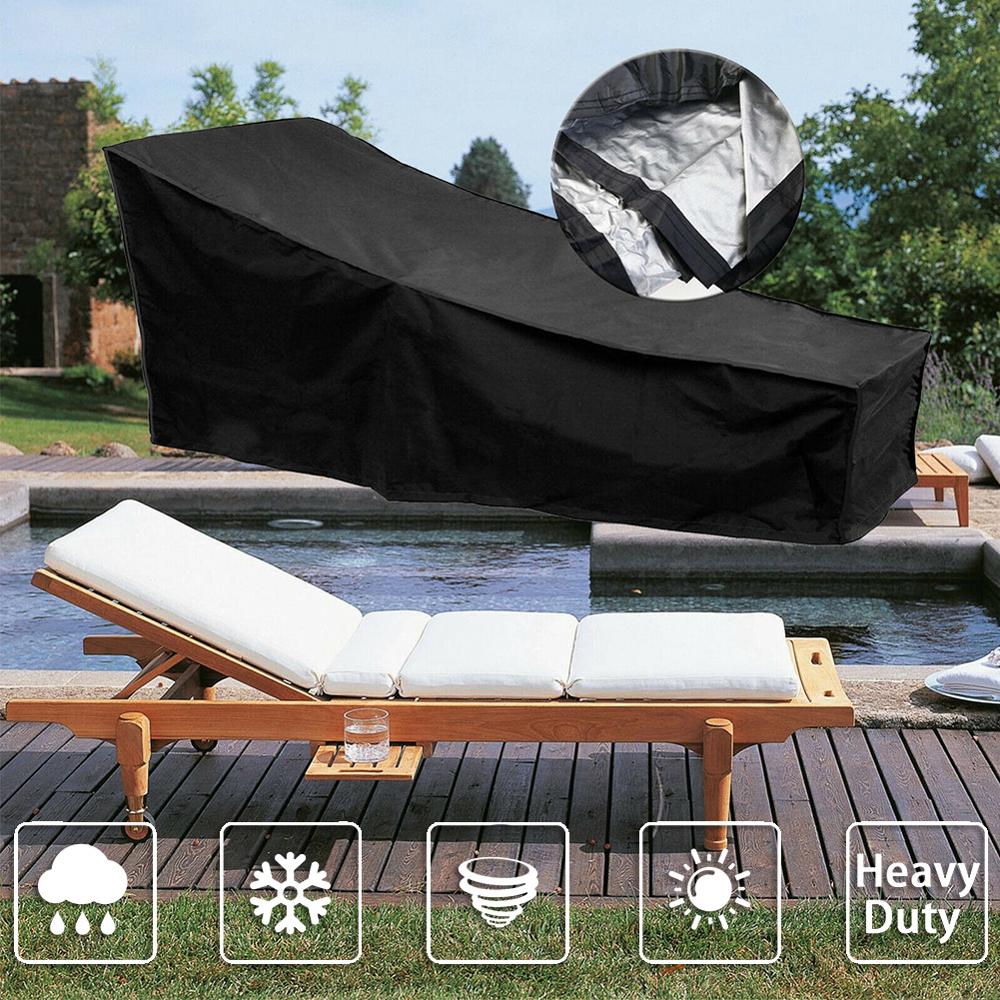Grijs Outdoor Waterdichte Cover Tuinmeubelen Regenhoes Stoel Sofa Bescherming Regen Stofdicht Geweven Polyester Handig Cover